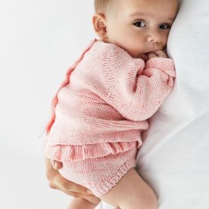 Zara Baby Neon Knit Set